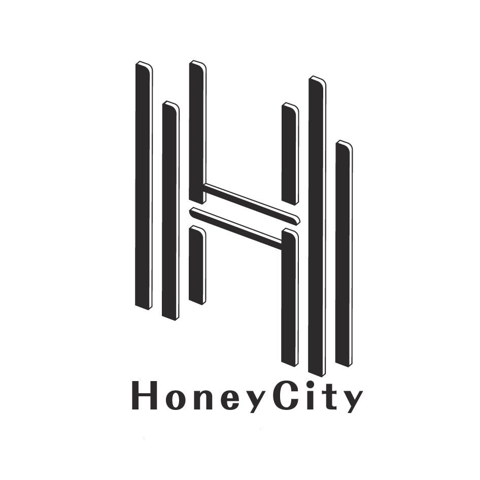 HoneyCity 標誌與字標